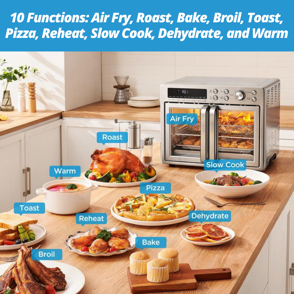 Stainless Steel Air Fryer Toaster Oven Combo™